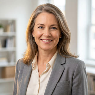 Sarah Coleman, Diretora Financeira na Vasto Madurência, em imagem de perfil